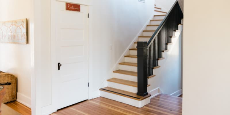 Barriere escalier fait sale maison